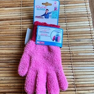 Microfiber Vibrant Pink Dusting Gloves